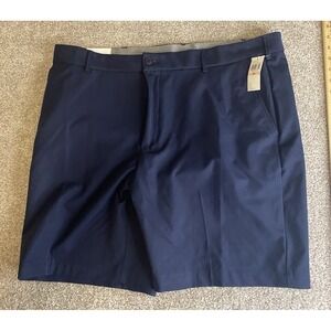 IZOD Cotton Touch Performance Dress Short Stretch‎ Classic Fit Mens 40 Blue 9.5"